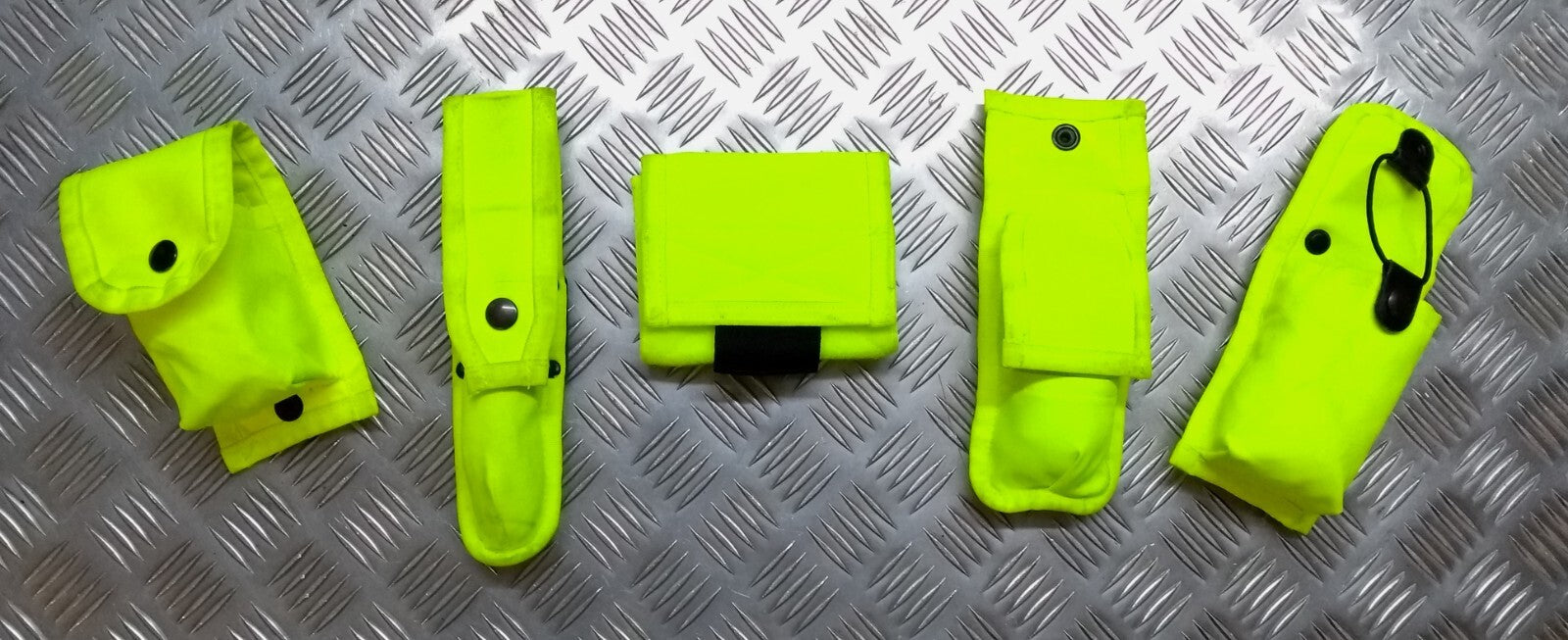 Aegis Pouch Set 5 PC Hi Viz Molle Vest Accessory Pouches Twist Click Interlock
