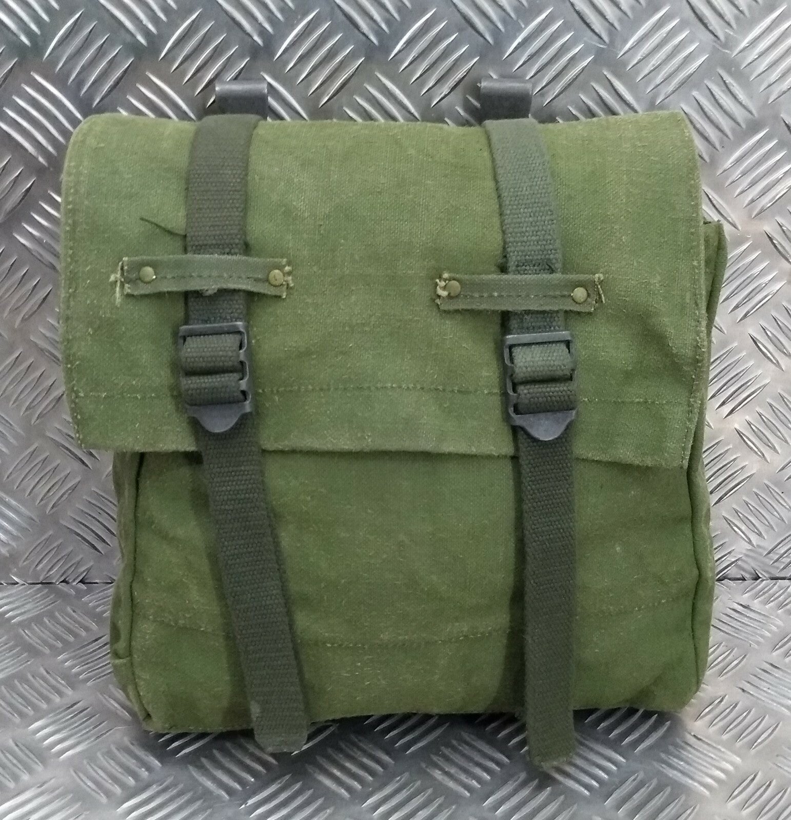 Genuine Vintage Issue Heavy Duty Canvas Back Pack Pannier Side Bag CVSL