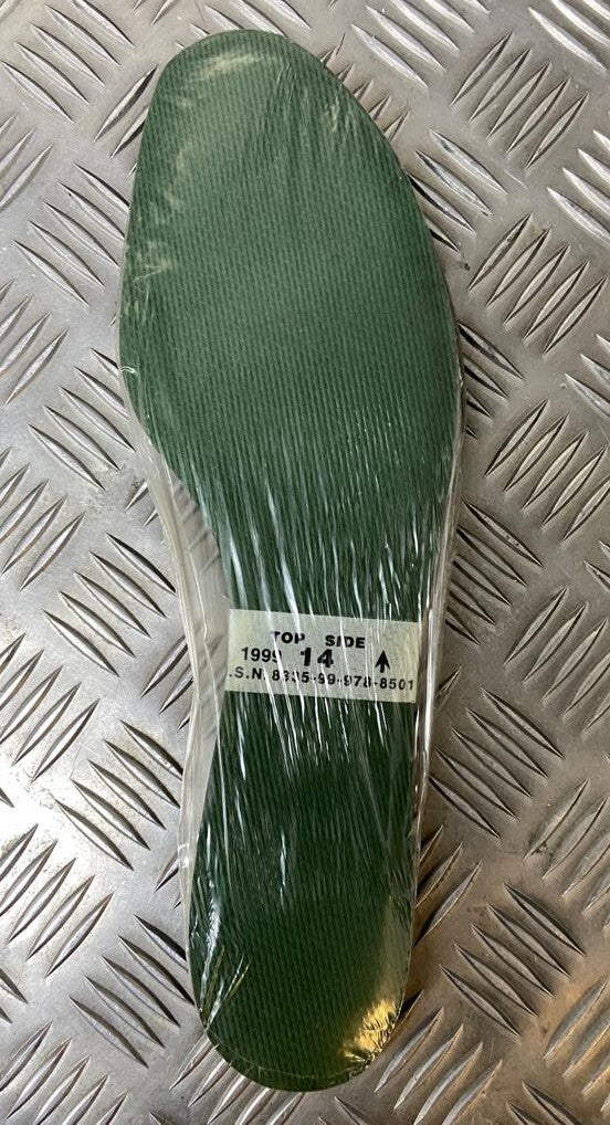 British Army Green Coloured Shoe / Boot Innersoles / Insoles - All sizes - NEW