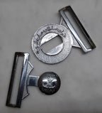 Hobson Chrome Locket Unknown Buckle for Stable and Parade Belts 62mm