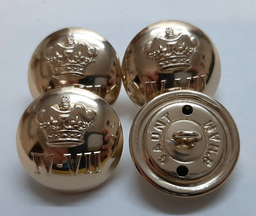 4th/7th RDG British Dragoons Dress Large Buttons x 4 NOS