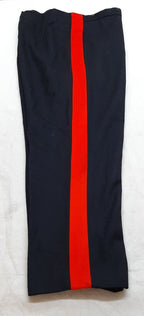 No1 Army Trousers British Officers Blues Red Stripe Dress Uniform Waist 39"