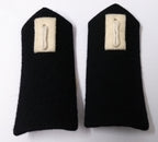 Naval Midshipman No1 Uniform Shoulder Boards Epaulette Black With White Flashes