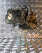 Soviet / USSR Brown Cossack Hat with Ear Flaps. All Sizes - Brand NEW