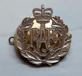 RAF Royal Air Force Badge Beret for Headwear with Queens Crown & Backing Plate Used