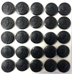 Genuine British Army The Royal Irish Rangers Black Subdued Buttons 30L x25 NEW