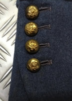 RAF Royal Air Force Vintage Waistcoat Airforce Blue Grey Colour Mess Dress