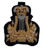 Crown & Lyre No1 Dress British Forces Musician & Bands Embroidered Arm Patch