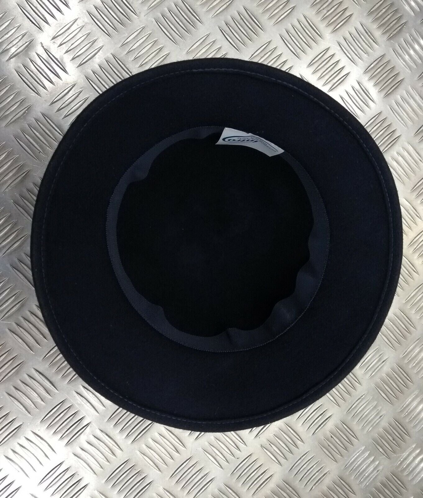 Ladies Formal / Hostess Soft Felt Navy Brim Hat Genuine British Made - NEW