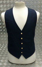 Naval Standard Dress Waistcoat With Metal Anchor Buttons - NEW