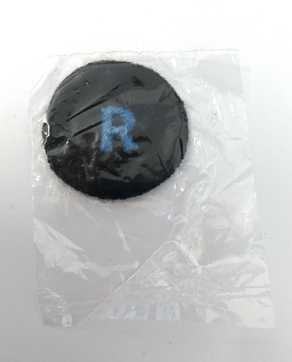 Genuine Royal Navy Issue APPT Patches Blue "R" on Black Felt 1 Pair - ASPS66