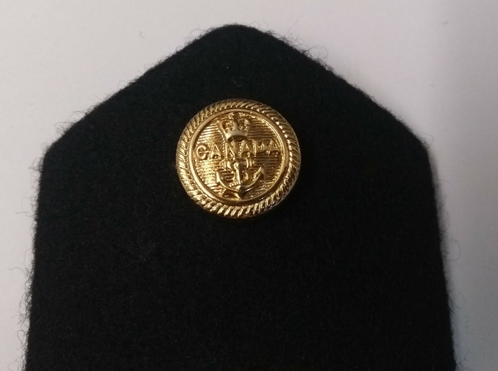 Genuine Canadian Naval Female Gold Wire Rank Shoulder Boards Epaulettes LFS10