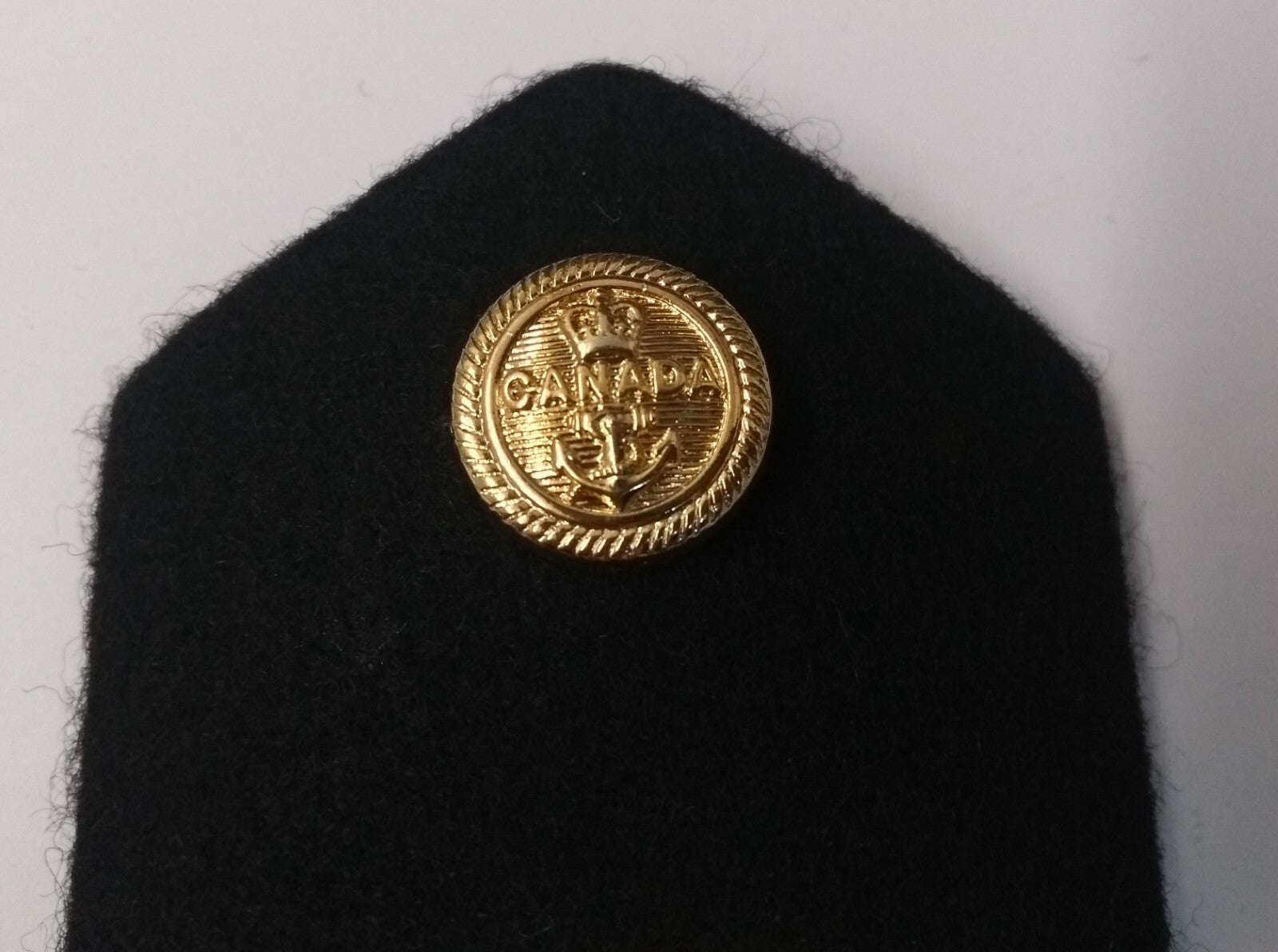 Genuine Canadian Naval Female Gold Wire Rank Shoulder Boards Epaulettes LFS10