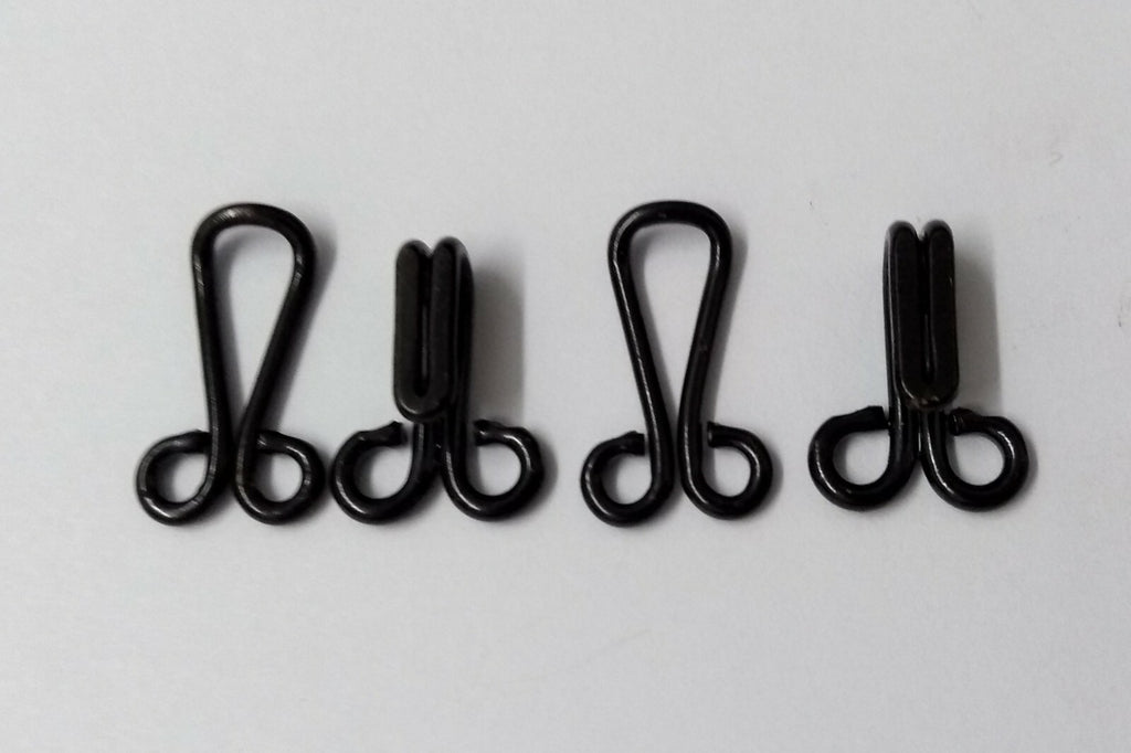Snipe Eye & Hooks for Aiguillettes / Pipe Cord Chains Ceremonial & Parade 2 Pair