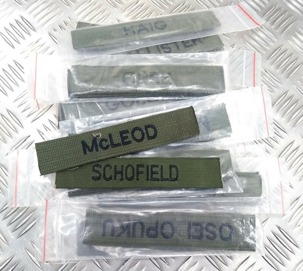 British Style Breast / Chest Device ID Patch Various Names NEW