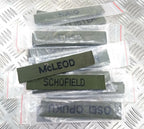 British Style Breast / Chest Device ID Patch Various Names NEW