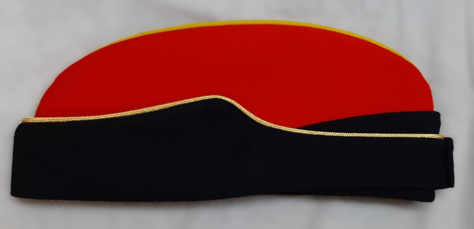 R.A Side Cap British Royal Artillery Officers Forage Hat G.D Golding Size 58cm