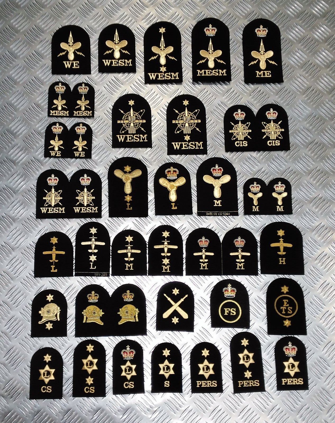 Royal Navy Embroidered Assorted Branch Qualification RN Badge / Patch NEW