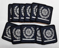 Impeller Laurel Wreath 1 Bar British Service Sew on Badges /Patches 5 Pairs