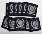 Impeller Laurel Wreath 1 Bar British Service Sew on Badges /Patches 5 Pairs