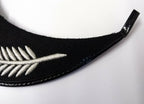 Genuine British Made Senior Officer Silver Laurel Braid Dress Cap Peak NEW