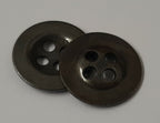 Vintage Metal Buttons 4 Hole Raw Metal 26L Diameter For Suspenders X20 ASBT300