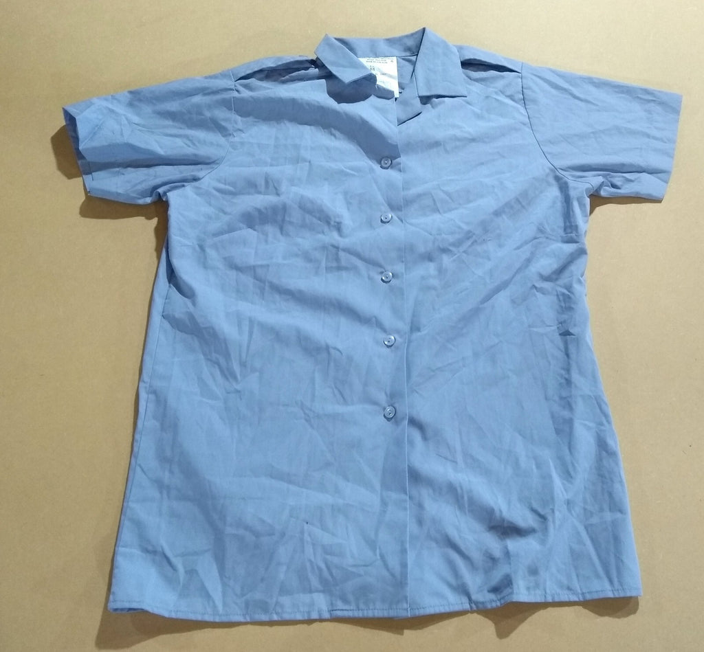 WRAF / RAF Royal Air Force Blouse Short Sleeve Female Shirt Light Blue Royal Air Force Pattern Grade 1