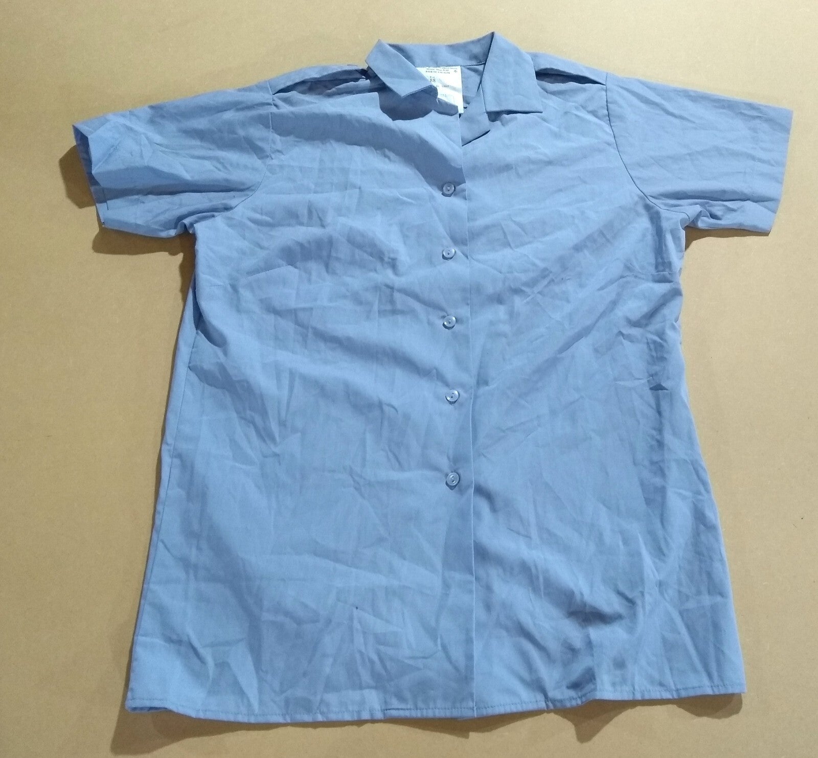 WRAF / RAF Royal Air Force Blouse Short Sleeve Female Shirt Light Blue Royal Air Force Pattern Grade 1
