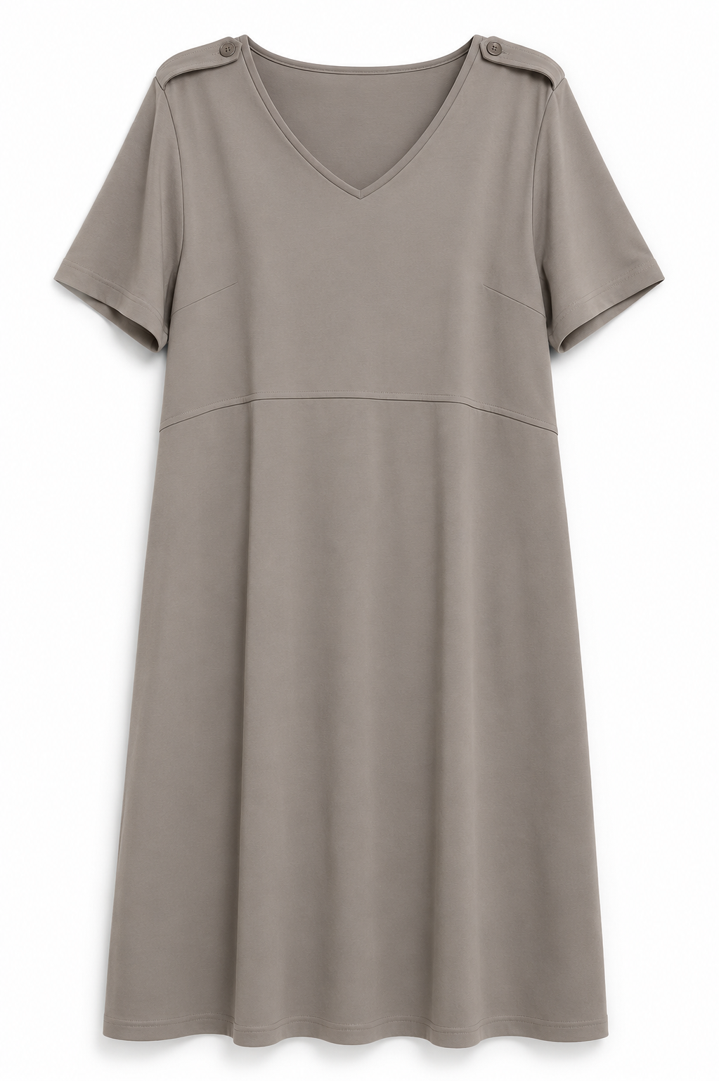 Army Stone Colour Woman's Maternity Dress Loose Fit Bust 100cm- NEW