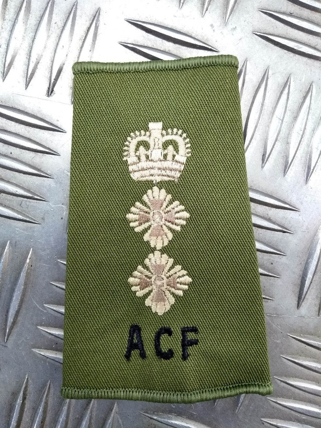ACF OD Green Colonel Rank Slide Epaulette - NEW