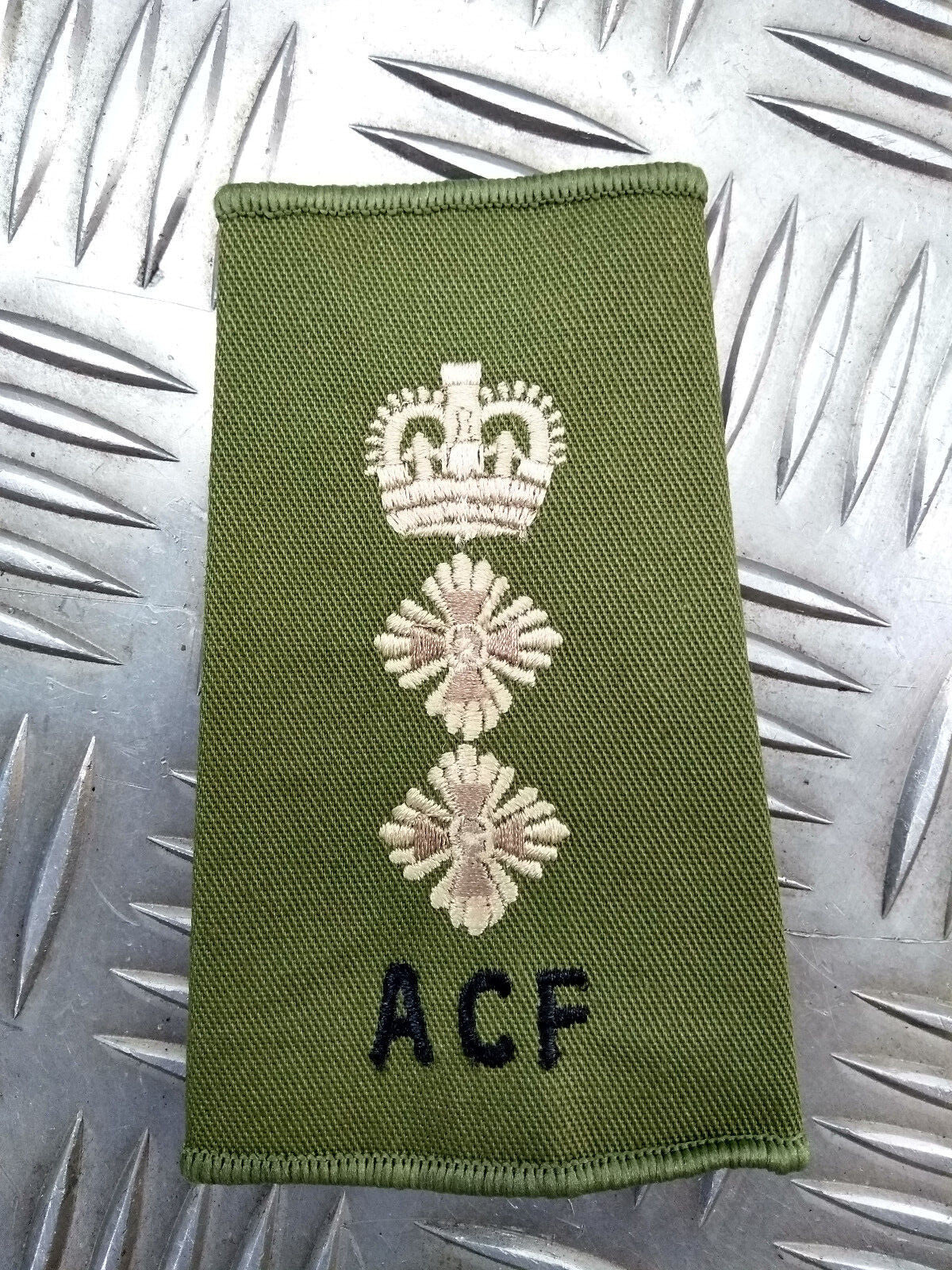 ACF OD Green Colonel Rank Slide Epaulette - NEW
