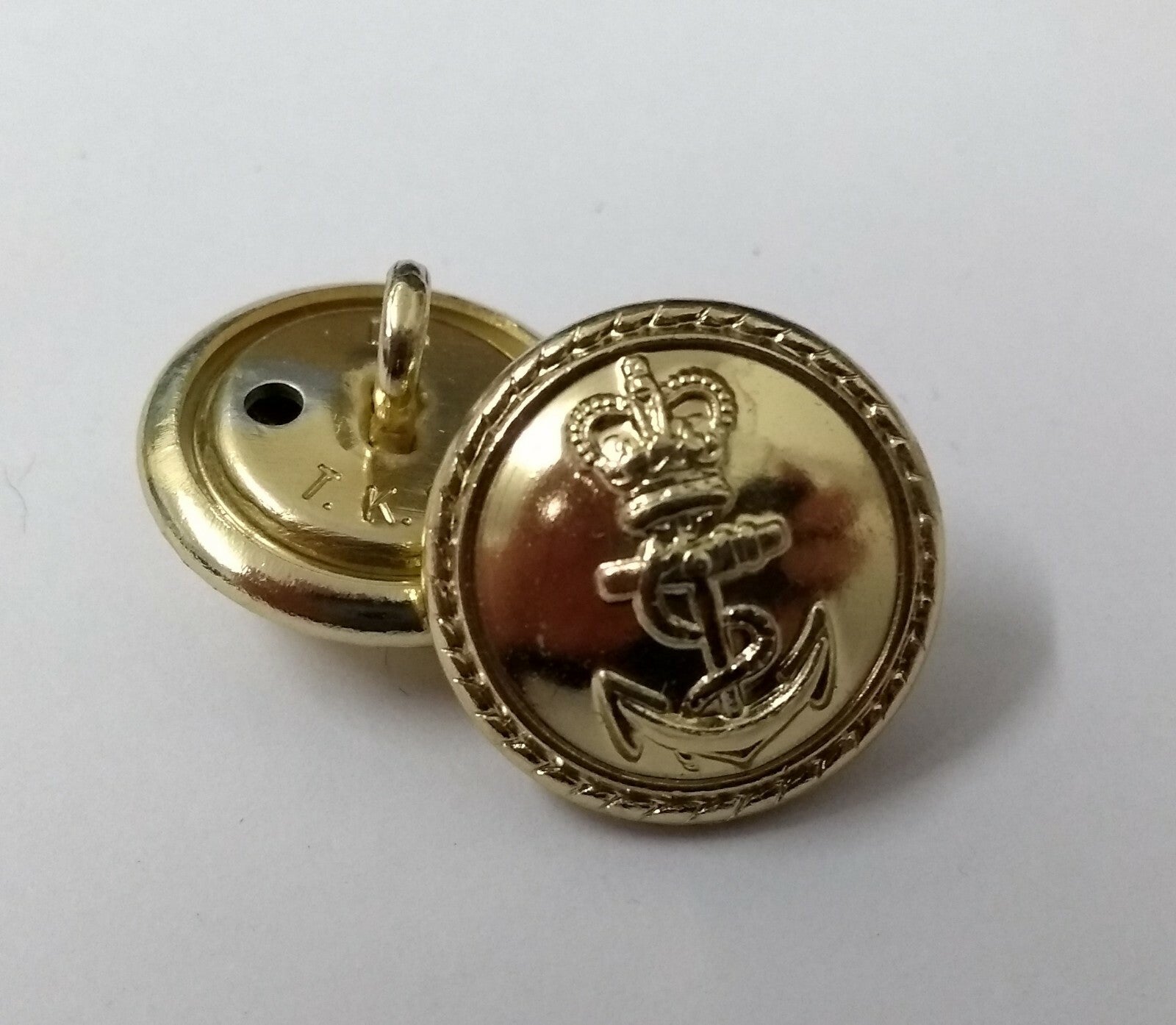 Genuine British Royal Navy RN Officers Netted Mess Dress Buttons 30L ASBT50