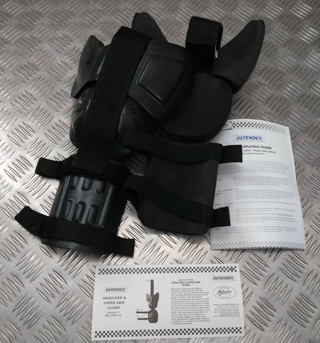 Riot Control UK Made STD Issue Forces Public Order Shoulder & Upper Arm Guards