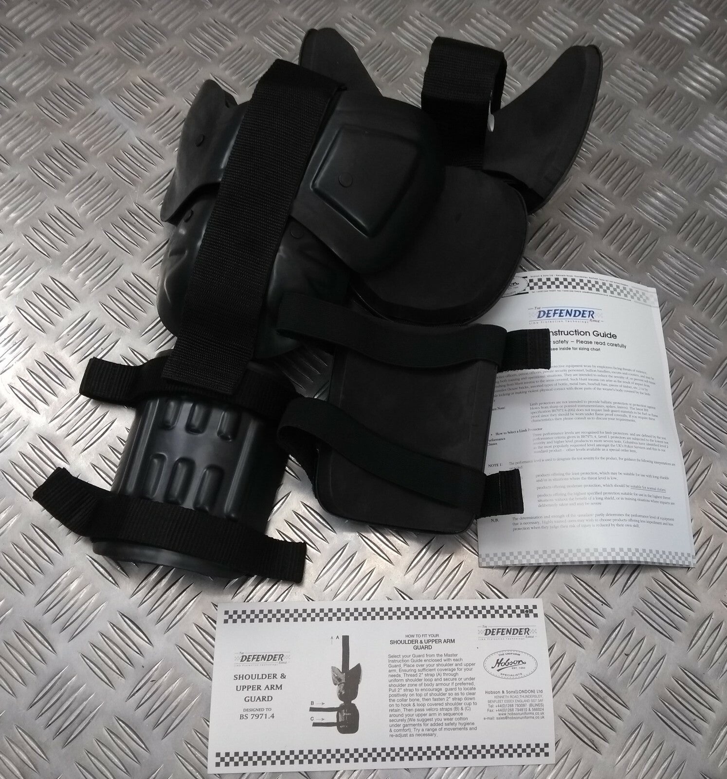 Riot Control UK Made STD Issue Forces Public Order Shoulder & Upper Arm Guards
