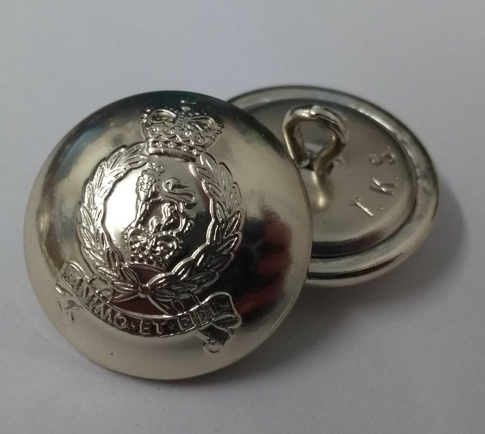 British Army Issue AGC Adjutant General's Corps Buttons 19.1mm X25 ASBT103X