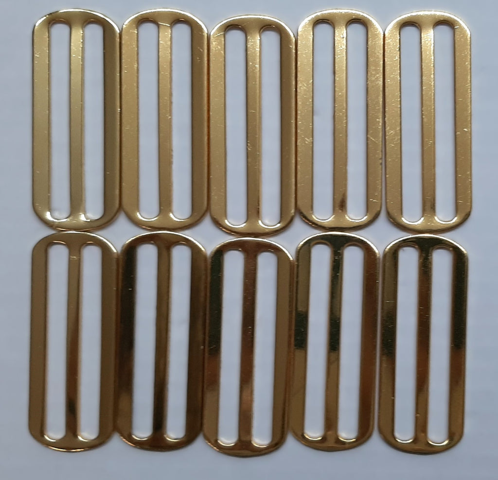 10 Belt Sliders For Stable Belts and Ceremonial Belting Max (57mm) Job Lot