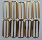 10 Belt Sliders For Stable Belts and Ceremonial Belting Max (57mm) Job Lot
