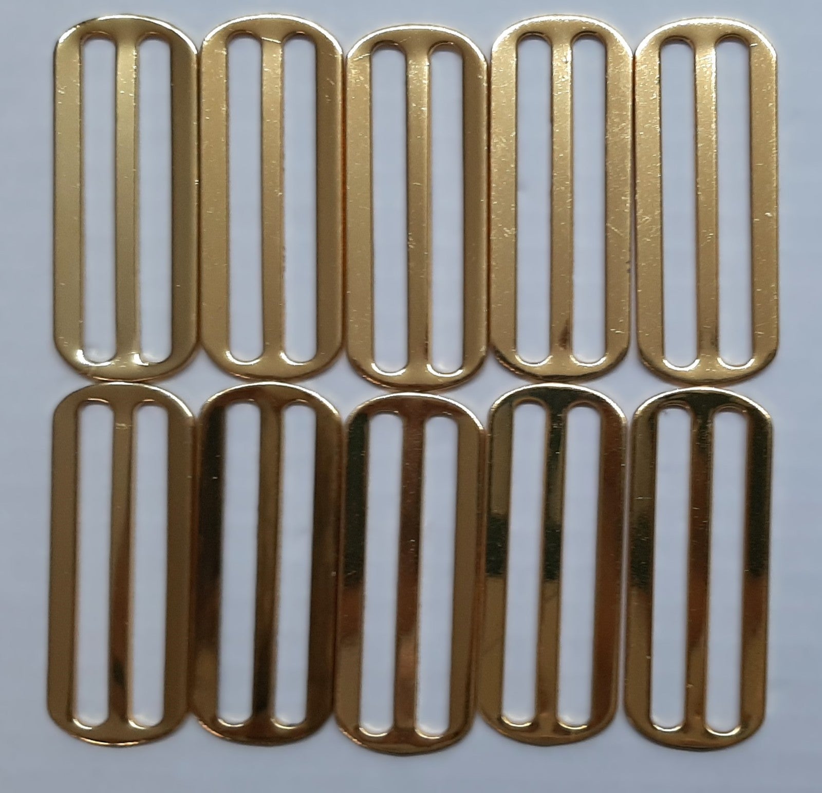 10 Belt Sliders For Stable Belts and Ceremonial Belting Max (57mm) Job Lot