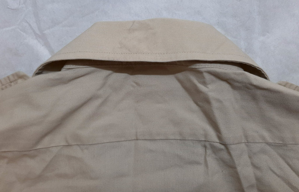 FAD Shirt British Army Fawn Short Sleeve Para Wings and Commando Patch CLR 39cm