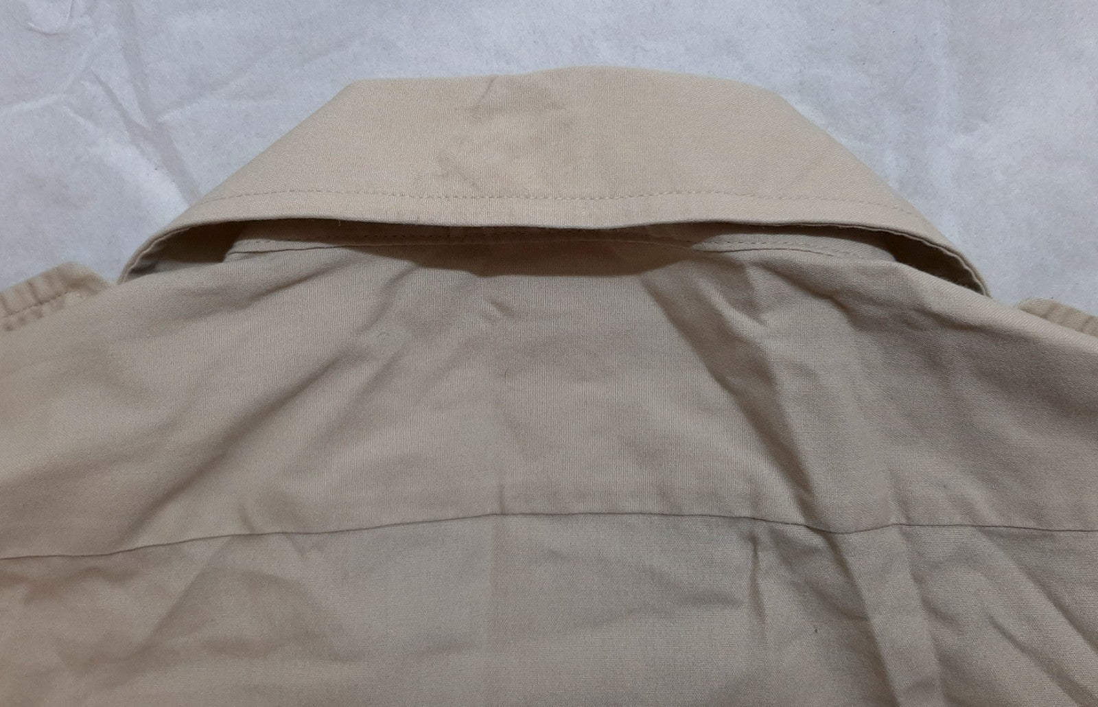 FAD Shirt British Army Fawn Short Sleeve Para Wings and Commando Patch CLR 39cm