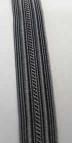 Silver / Grey Viscose Flat Braid / Lace / Ribbon 11mm wide Genuine British Made