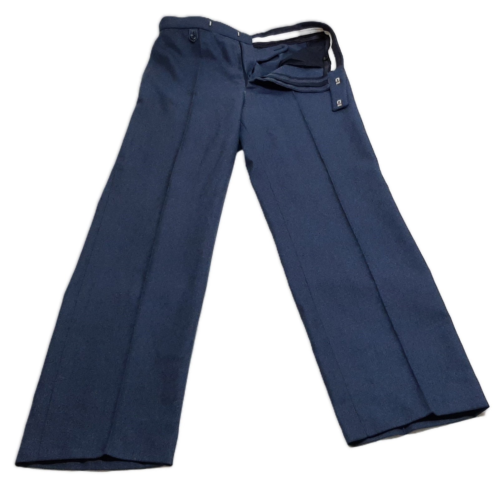 Vintage Trousers Air Force Dress Old Pattern RAF Royal Air Force Blue Waist 31"