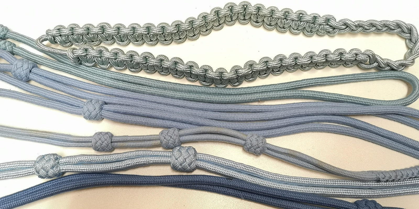Set of 6 Various Decorative Blue Lanyard Shoulder Cords