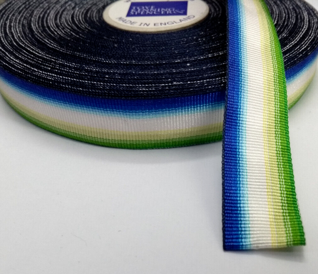 Atlantic Star Medal Ribbon 6" / 18mm wide Medal Ribbon