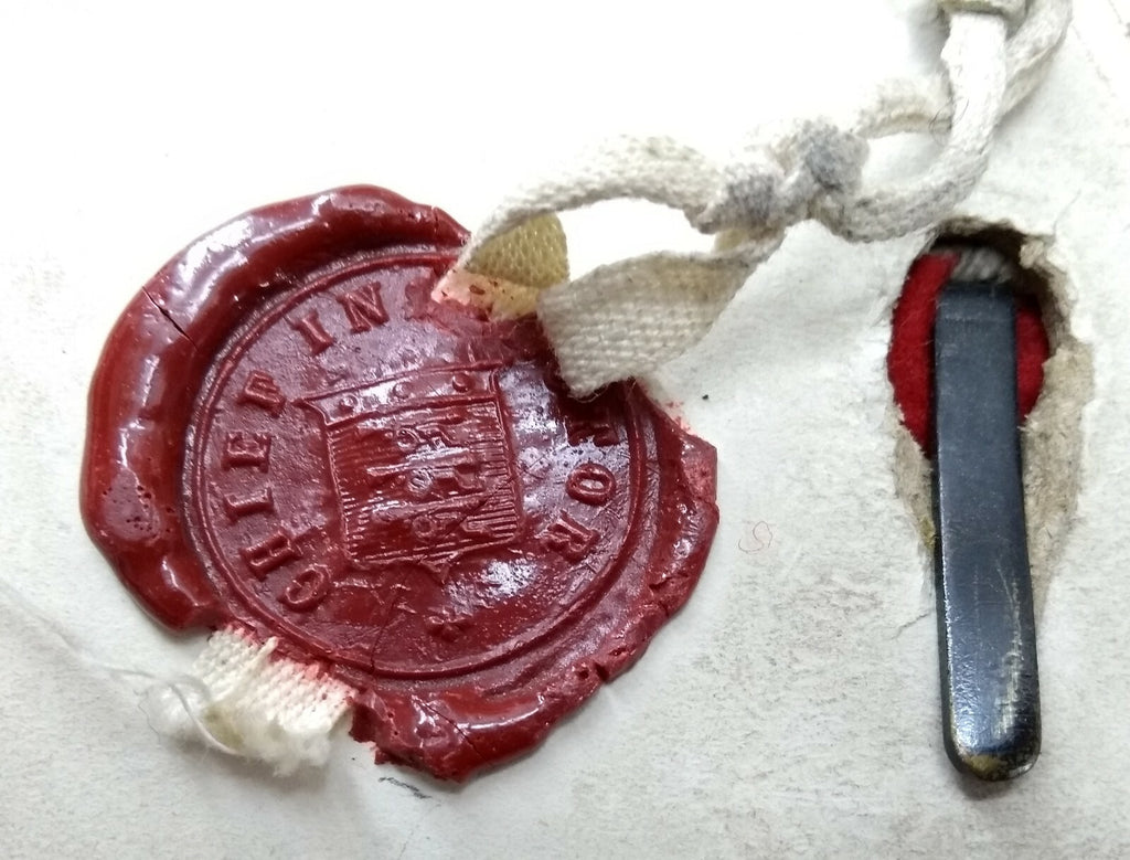 Genuine Vintage British Army Inspectorate of Stores Metal Badge Sample Card 1952