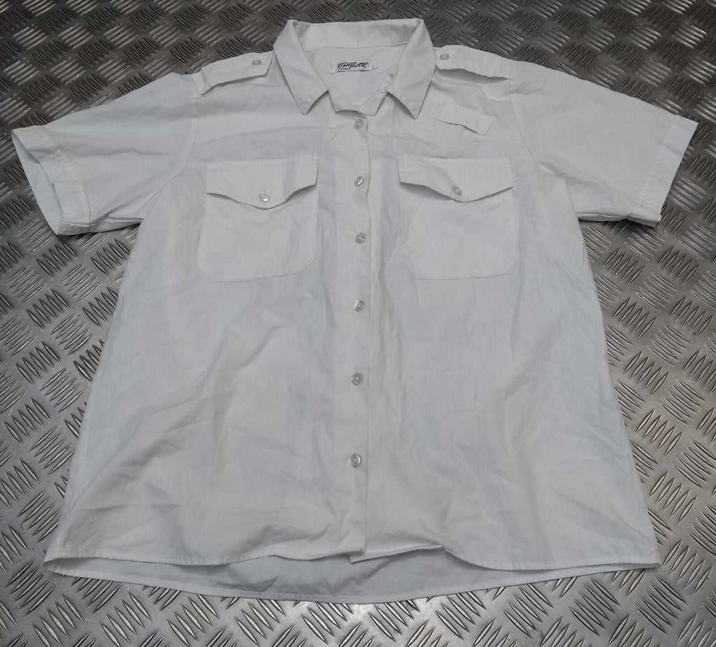 OPG White Shirt Short Sleeve British Security Style Womans Size 20