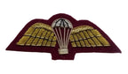 Mess Kit Badge Parachute Wings Cherry British Hand Embroidered Para Arm Patch