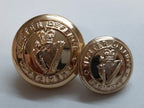 UDR Army Buttons British Ulster Defence Regiment Queens Crown Insignia X8