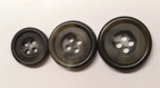 Vintage Style Mixed Size Green Grey Colour Buttons 230g