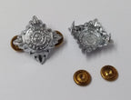 Shoulder Pips 3/4" Silver OFCs Bath Stars Screw Post x 2 NEW